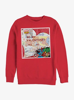Marvel Avengers Valentine Crew Sweatshirt