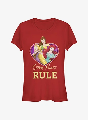 Disney Princess Strong Hearts Rule Girls T-Shirt