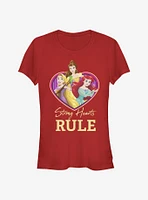 Disney Princess Strong Hearts Rule Girls T-Shirt