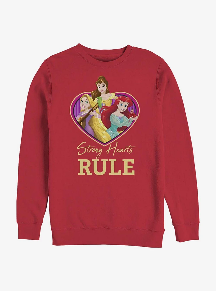 Disney Princess Strong Hearts Rule Crew Sweatshirt