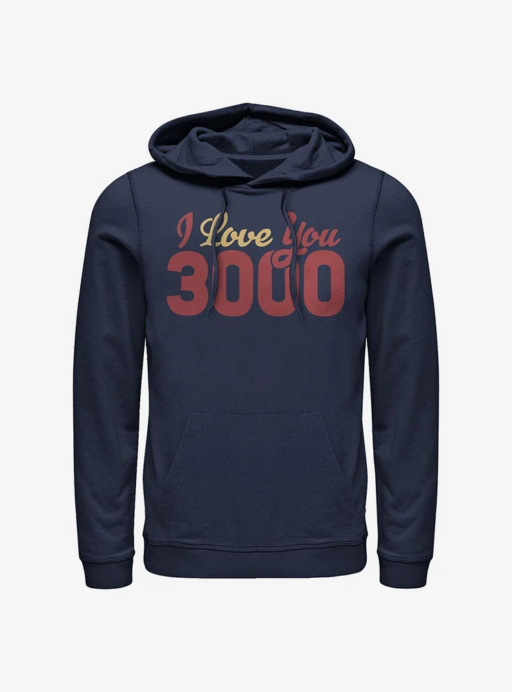 Marvel Avengers I Love You 3000 Loves Hoodie