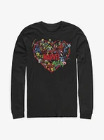 Marvel Avengers Hero Heart Long-Sleeve T-Shirt