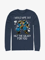 Marvel Avengers Thanos Wipe Galaxy Out Long-Sleeve T-Shirt