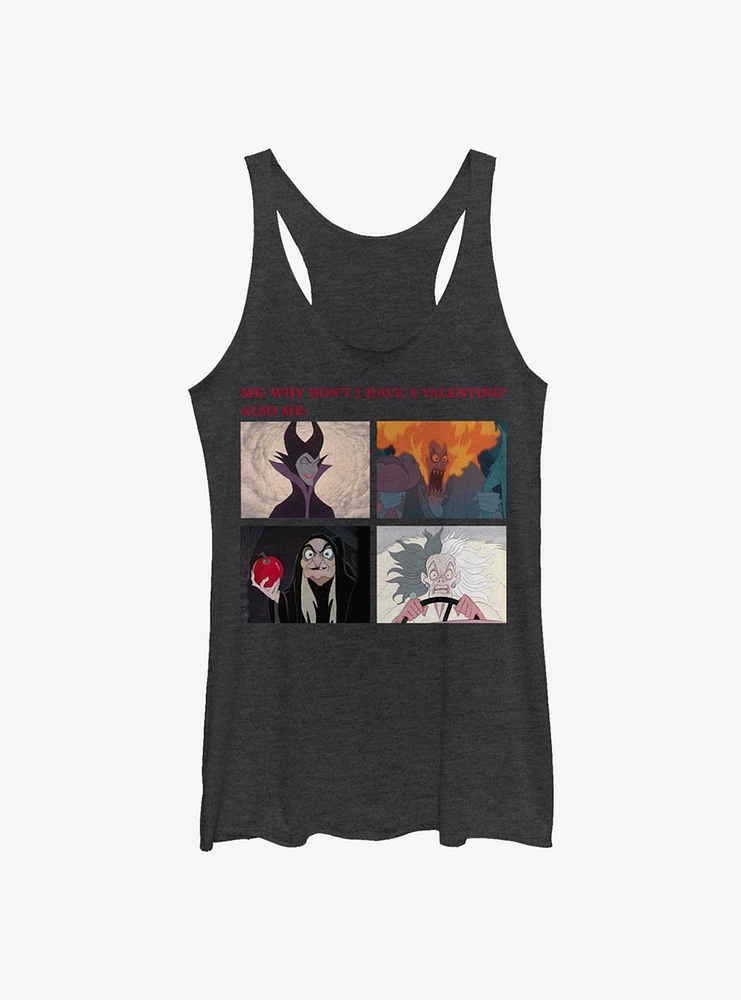 Disney Villains Valentine Meme Girls Tank