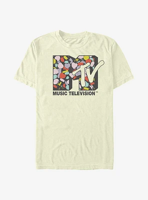 MTV Logo Heart Fill T-Shirt