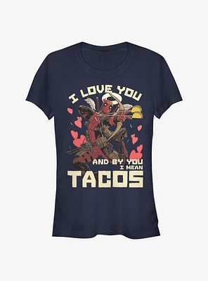 Marvel Deadpool Taco Love Girls T-Shirt