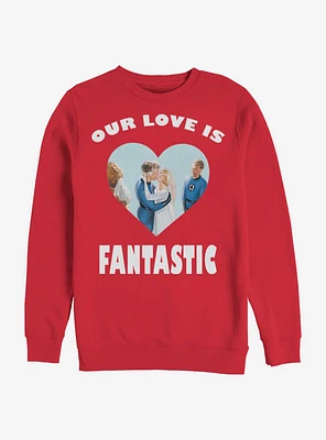 Marvel Fantastic Four Love Crew Sweatshirt