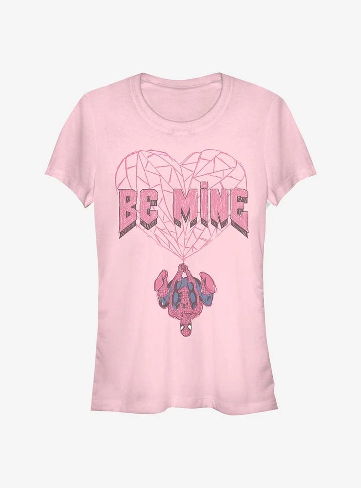 Marvel Spider-Man Be Mine Girls T-Shirt