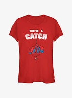 Marvel Spider-Man Catch Love Girls T-Shirt