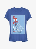 Marvel Spider-Man Stick Together Girls T-Shirt