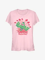 Marvel The Hulk Valentine Girls T-Shirt