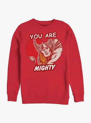 Marvel Thor Mighty Heart Crew Sweatshirt
