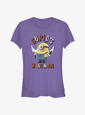 Minions Cupid's Wingman Girls T-Shirt
