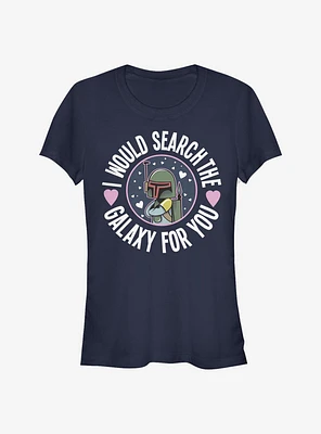 Star Wars Search The Galaxy Boba Fett Girls T-Shirt