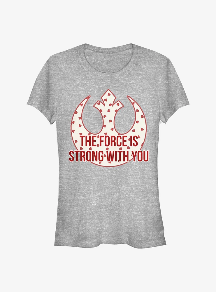 Star Wars Strong Heart Force Girls T-Shirt