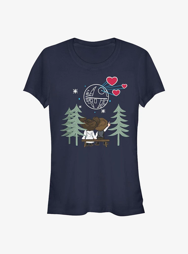 Star Wars Valentine Han And Leia Girls T-Shirt
