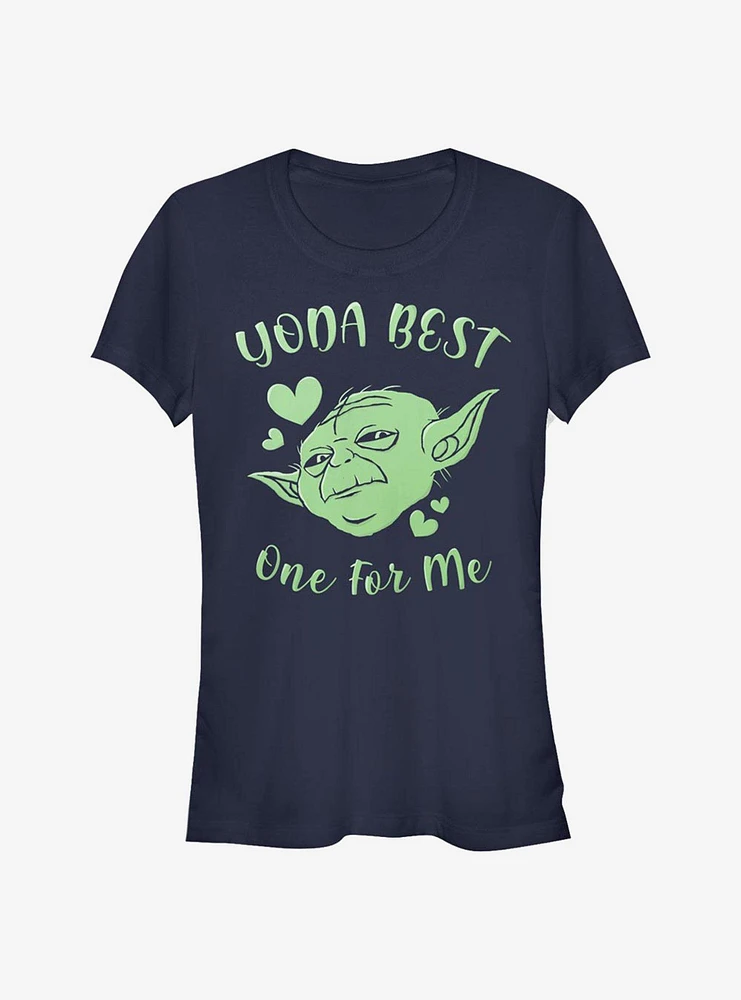 Star Wars Yoda Best Hearts Girls T-Shirt