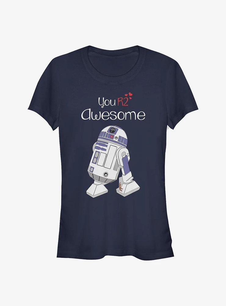 Star Wars You R2-D2 Awesome Girls T-Shirt