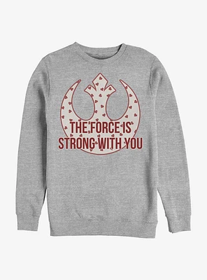 Star Wars Strong Heart Force Crew Sweatshirt