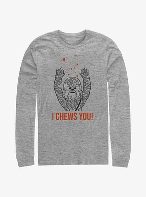 Star Wars I Chews You Chewie Long-Sleeve T-Shirt