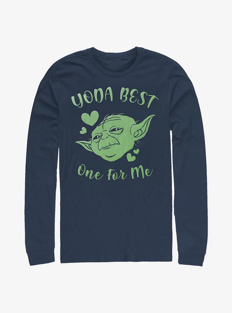 Star Wars Yoda Best Hearts Long-Sleeve T-Shirt