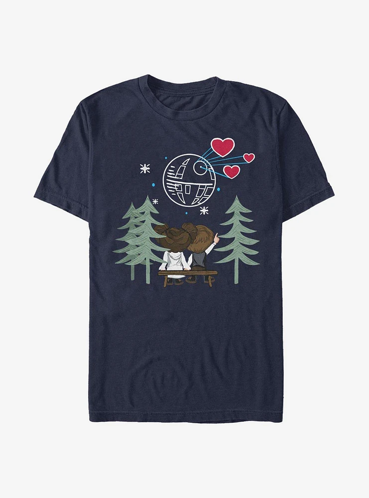 Star Wars Valentine Han And Leia T-Shirt