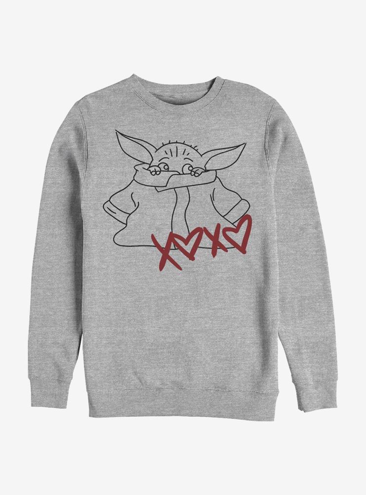 Star Wars The Mandalorian Child XOXO Sweatshirt