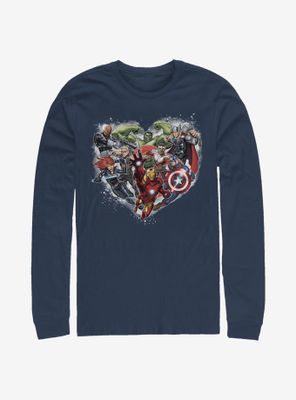 Marvel Avengers Avenger Heart Long-Sleeve T-Shirt