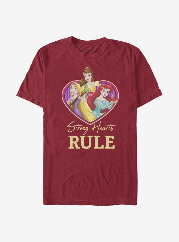 Disney Princesses Strong Hearts Rule T-Shirt