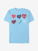 Marvel Avengers Spider Hearts T-Shirt