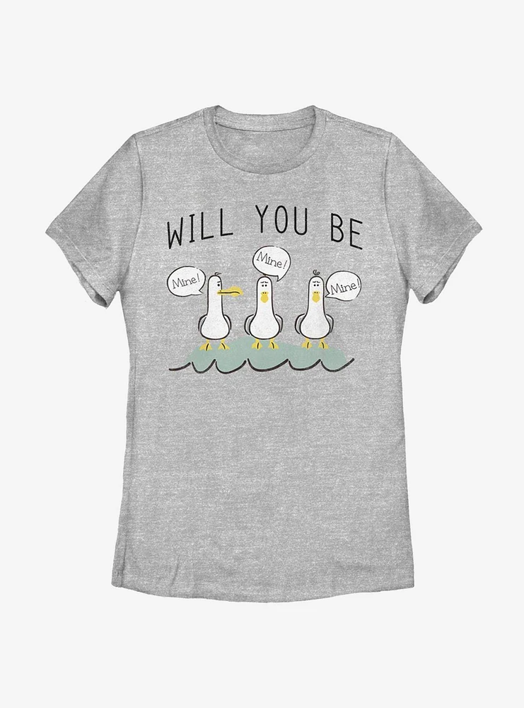 Disney Pixar Finding Nemo Be Mine Womens T-Shirt