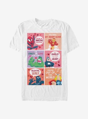 Marvel Avengers Valentine Comic T-Shirt