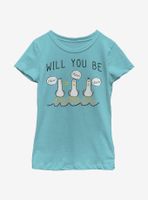 Disney Pixar Finding Nemo Be Mine Youth Girls T-Shirt