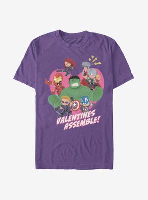 Marvel Avengers Valentines Assemble T-Shirt