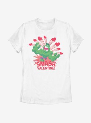 Marvel Hulk Valentine Womens T-Shirt
