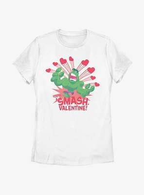 Marvel Hulk Valentine Womens T-Shirt