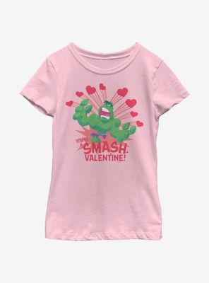 Marvel Hulk Valentine Youth Girls T-Shirt