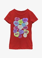 Marvel Avengers Candy Icons Youth Girls T-Shirt
