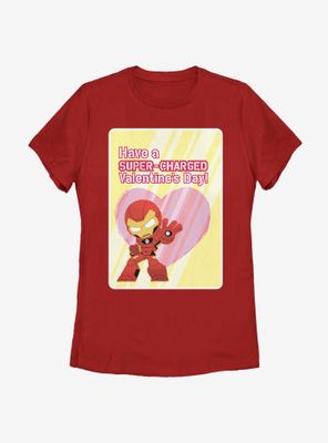 Marvel Iron Man Super Charged Womens T-Shirt