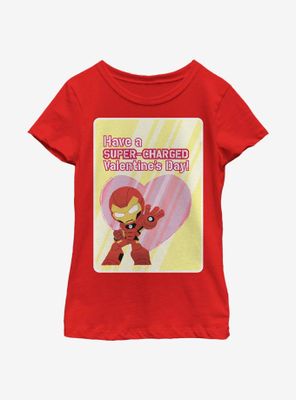 Marvel Iron Man Super Charged Youth Girls T-Shirt