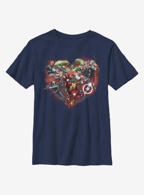 Marvel Avengers Avenger Heart Youth T-Shirt
