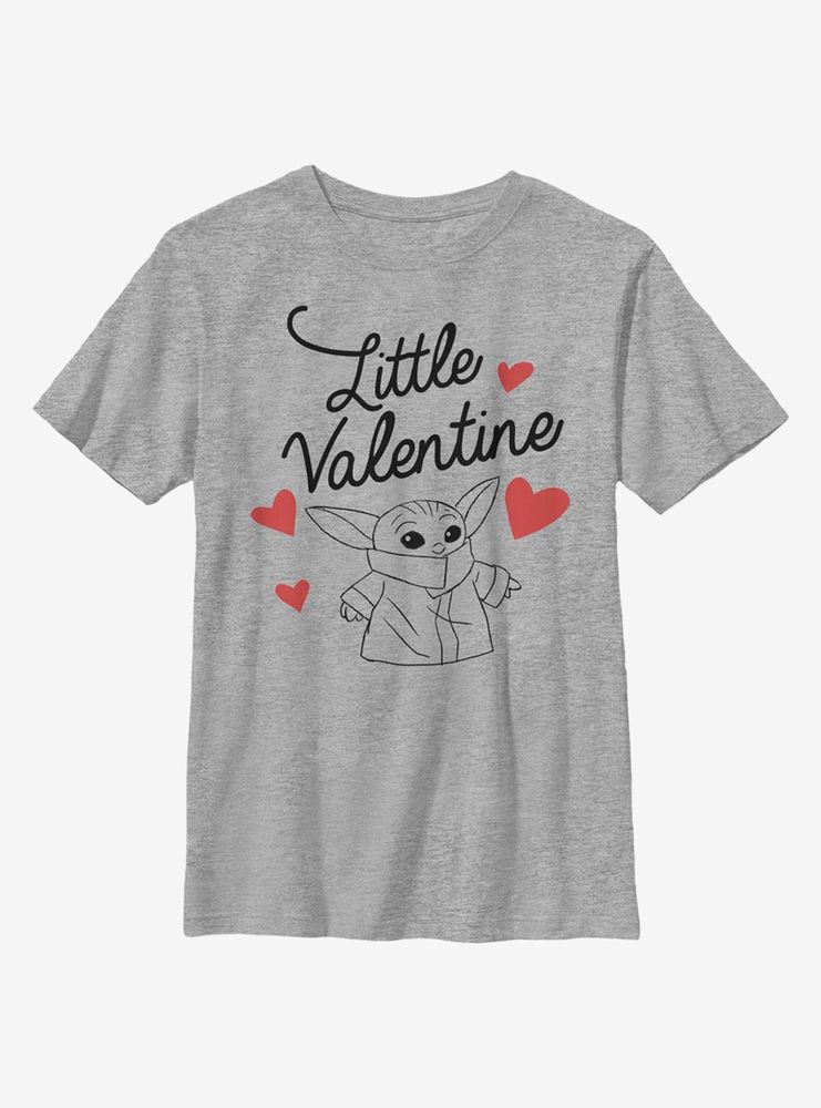 Star Wars The Mandalorian Little Valentine Youth T-Shirt