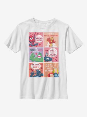 Marvel Avengers Valentine Comic Youth T-Shirt