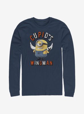 Minions Cupid's Wing Man Long-Sleeve T-Shirt