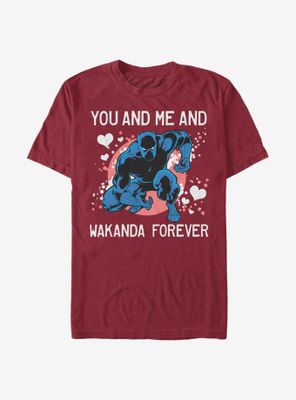 Marvel Black Panther Wakanda Love Forever T-Shirt
