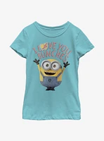 Minions Banana Love Youth Girls T-Shirt