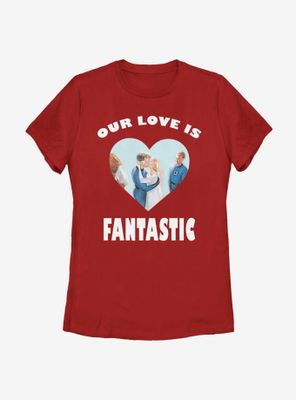 Marvel Fantastic Four Love Womens T-Shirt