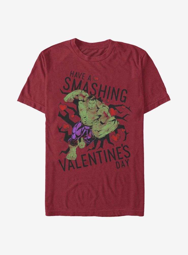 Marvel Hulk Smashing Valentine T-Shirt