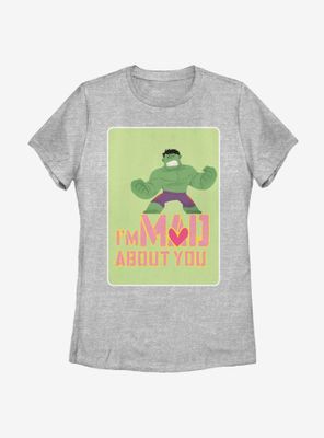 Marvel Hulk Mad Love Womens T-Shirt