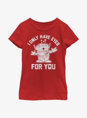 Disney Pixar Toy Story Alien Eyes For You Youth Girls T-Shirt